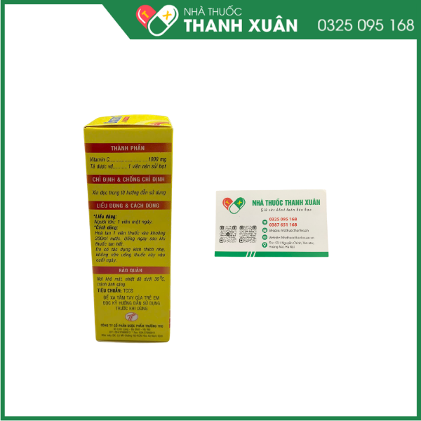 Viên sủi Ossizan C điều trị thiếu hụt vitamin C